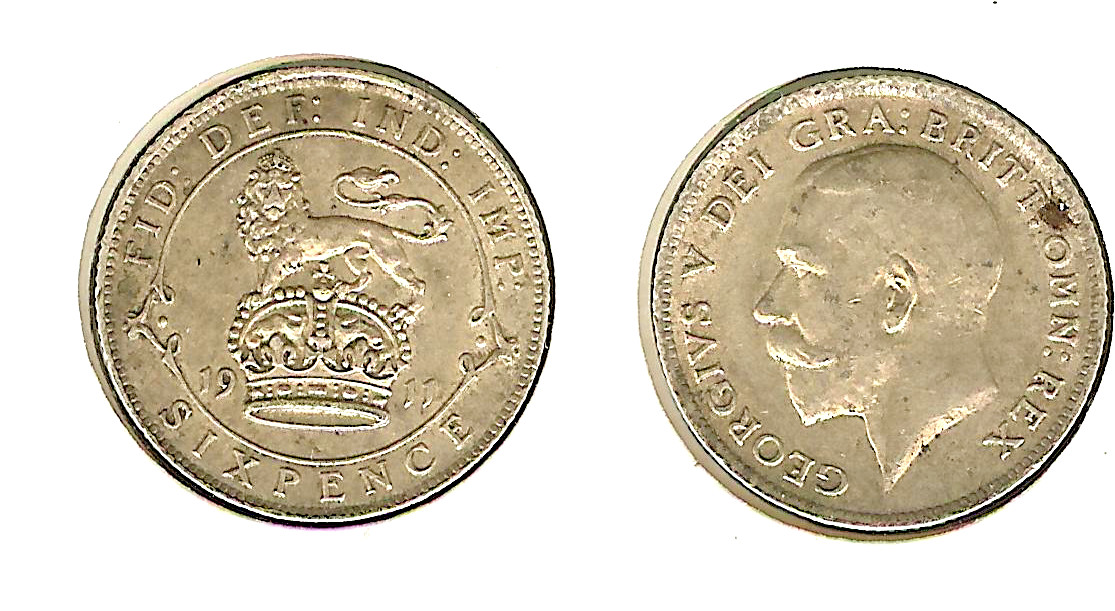 English 6 pence 1911 gEF